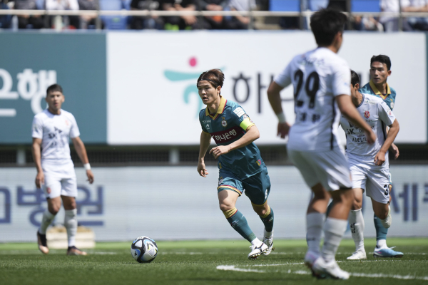 대전하나시티즌 주세종 선수 제주전 경기 모습
