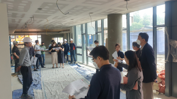 행정복합공간 예비준공검사 모습