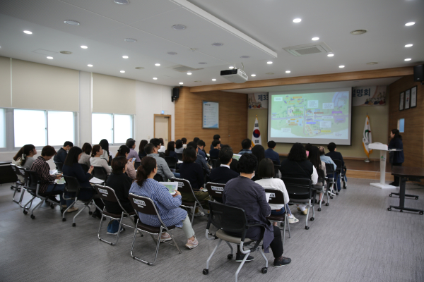 한산모시문화제 참여 부스 사전 설명회