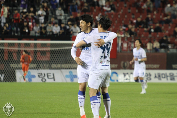 충남아산FC 경기모습