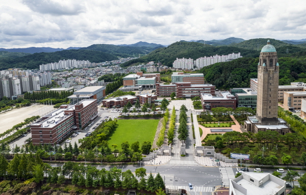 대전과학기술대학교 항공촬영 전경
