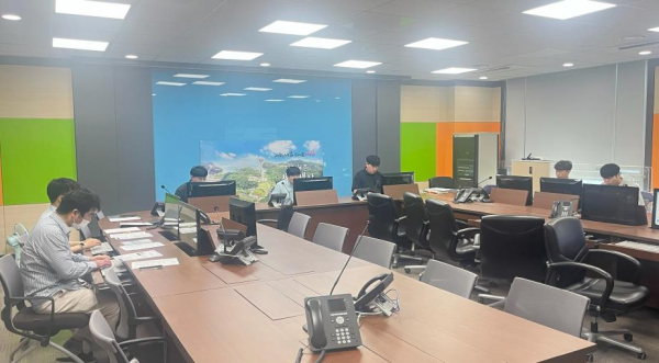 구호·자원·복구 담당자 훈련장면