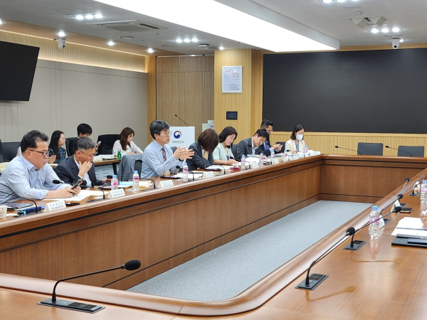 22일, 고기동 세종시 행정부시장은 열린 지방재정협의회에 참석해 2024년 정부 예산안 편성 시 국비 지원 요청 모습