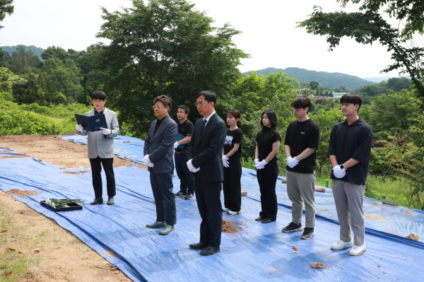 故성옥심 선생 3주기 추모식 거행 모습