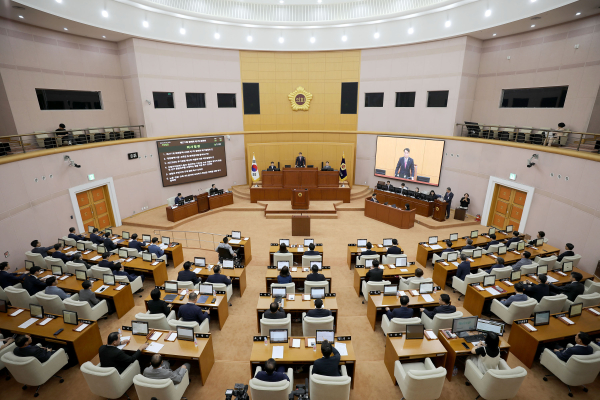 대전시의회 본회의장.