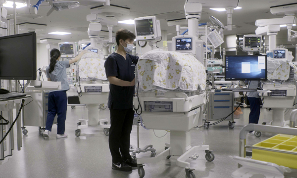 신생아 집중치료실 모습