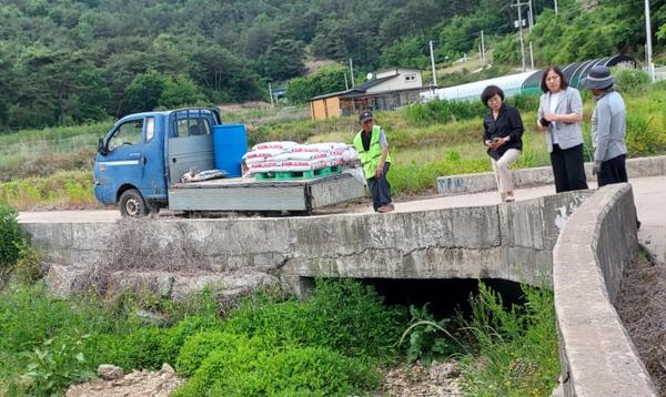 청양 청남면, 집중호우 대비 현장점검