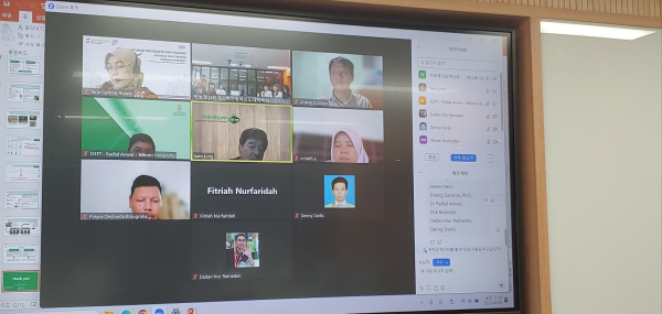 3단계산학연협력선도대학육성사업단(LINC 3.0)은 8일 인도네시아 텔콤대학교와 온라인으로 글로벌 ESG 캡스톤디자인 프로그램을 진행했다.
