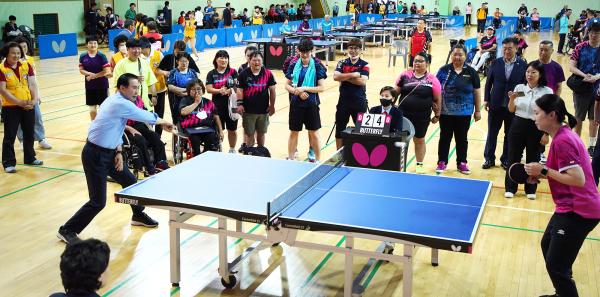 제19회 서산시장배 전국장애인탁구대회 모습