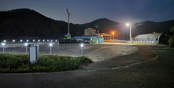 공동체 활성화 소액실천 사업 (양산2리 태양광 가로등길)