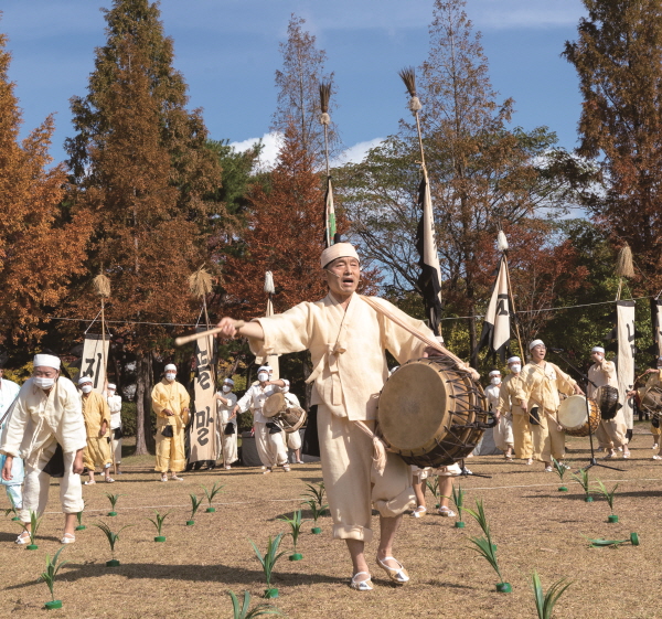 대전시 무형문화재 들말두레소리