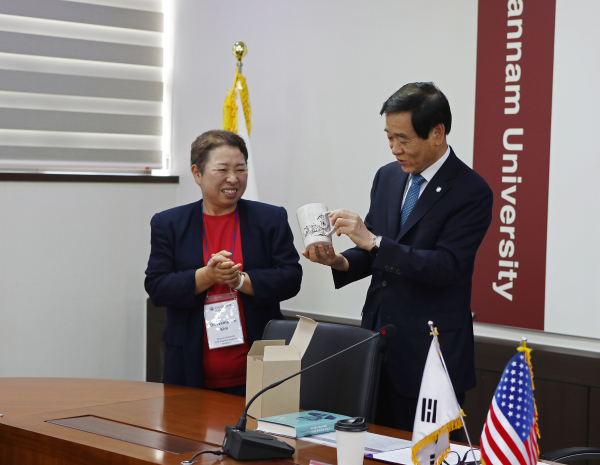 미국 풀브라이트 AIEA 방문단 한남대 방문