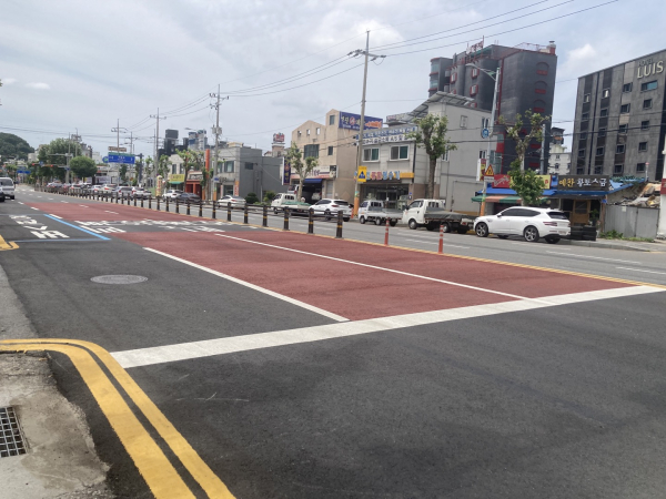 충무로네거리 일원 침수대응사업 완료 모습