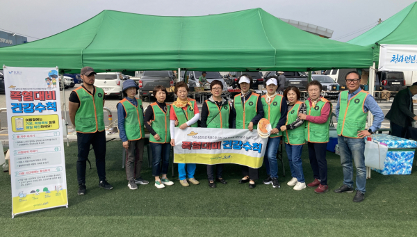 자율방재단 폭염대비 건강수칙 홍보 활동