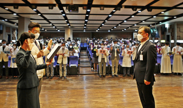 대전성모병원, ‘환자경험중심 선포식’ 개최 모습