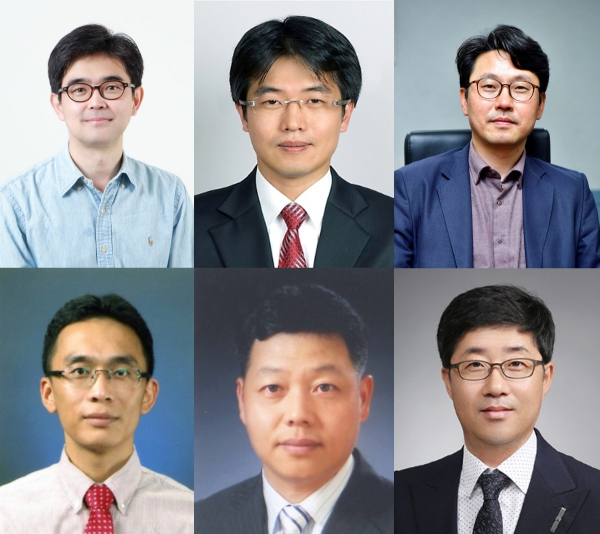 박연상, 이경진, 정종율, 송민호, 이긍주, 임남형 교수 사진