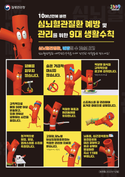 심뇌혈관질환 예방 및 관리를 위한 9대 수칙