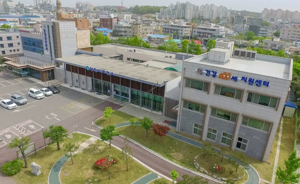 당진보건소 전경.