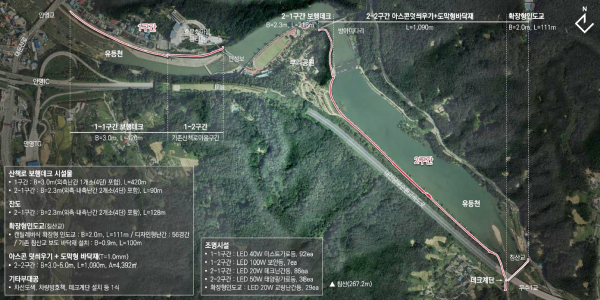 뿌리공원 둘레길 조감도