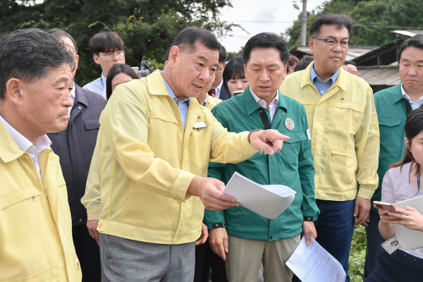 호우 피해 복구 총력 - 김기현 국민의 힘 대표 현장 방문