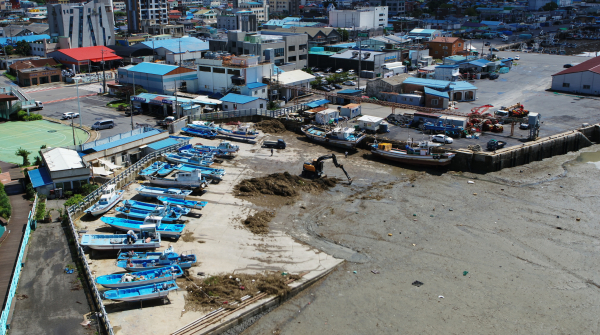 장항 물양장 복구 지원