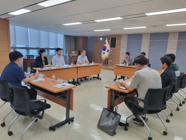 제대군인 전직지원을 위한 기업 간담회 모습