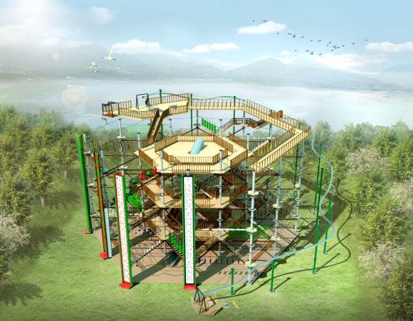 어린이 모험시설 설치사업 조감도