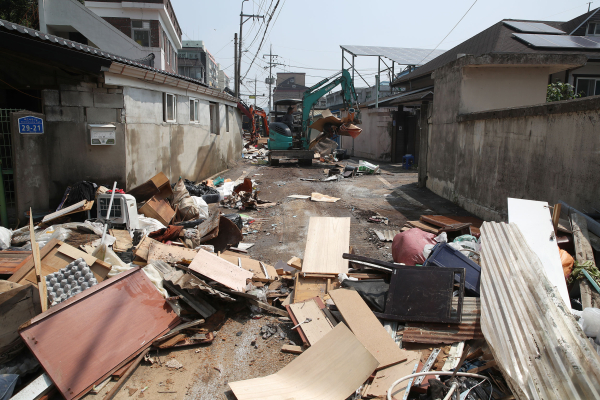 공주시, 집중호우로 인한 피해 상황