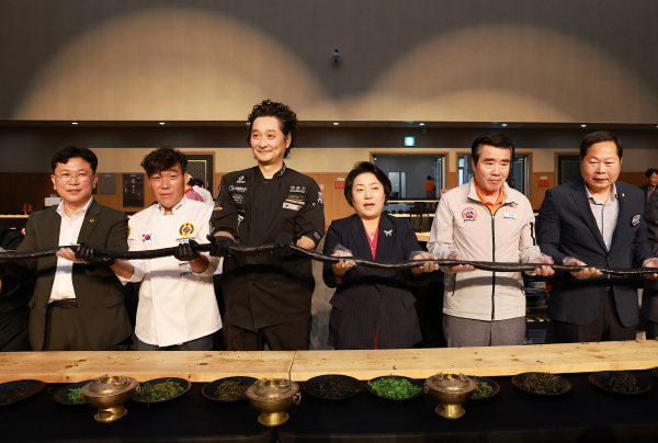 28일 대천해수욕장 보령머드테마파크 컨벤션관에서 ‘K-웰니스 보령 씨푸드&투어리즘’ 개최 모습