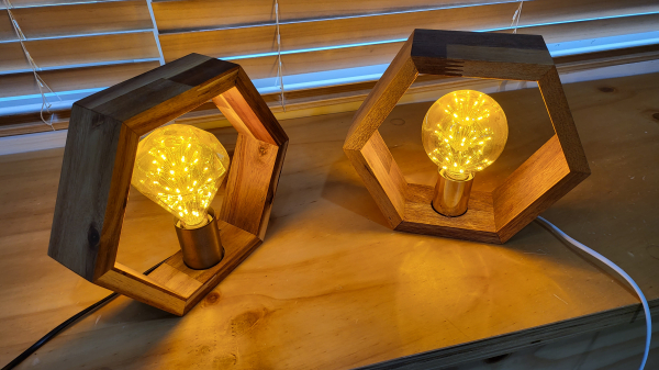 목공 제품 제작 원데이 클래스 (육각조명)