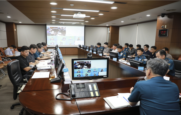 대전경찰청 지휘부 회의