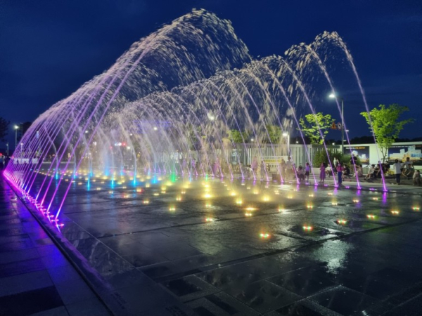 세종시 도시상징광장 분수