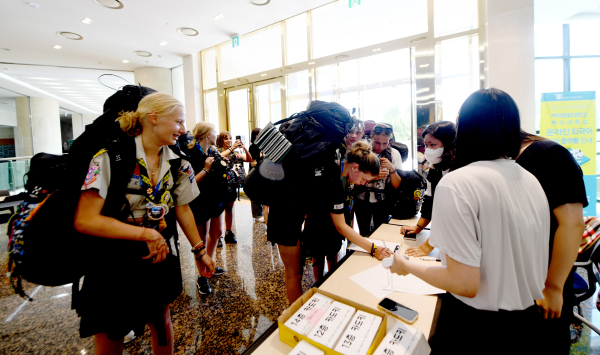 스웨덴 참가자들 기숙사 방 배정