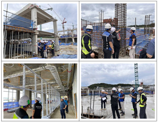 도시공사 공동주택 현장 특별 안전점검 모습