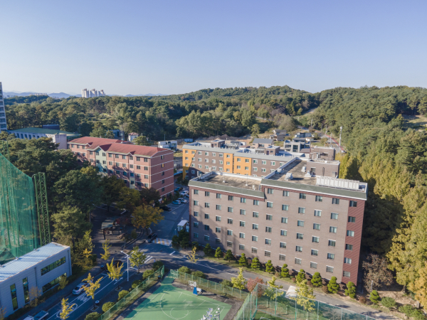 세계스카우트잼버리 헝가리 참가대원이 머무르는 건양대 창의융합캠퍼스 기숙사 전경