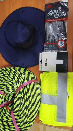 재활용품 수집인 안전장비