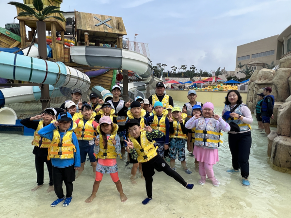 방과후 물놀이 모습