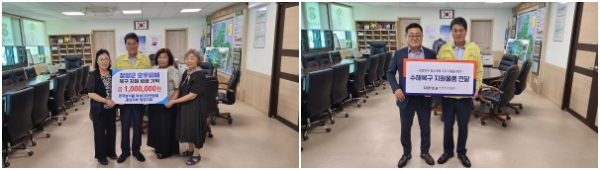 (좌) 한국농식품 여성CEO 청양지회, (우)한국엔지니어링협회 충남지회