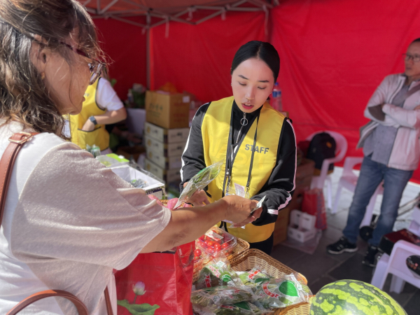 2023 한국-몽골 농수산식품 전시회 현장 모습