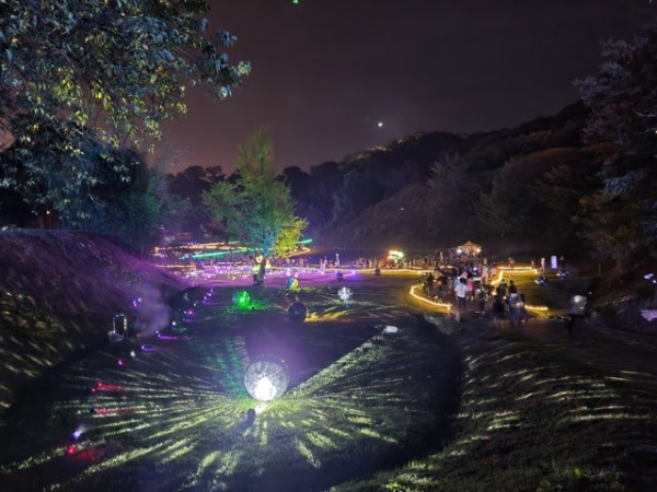 공산성 미디어아트 지난해 자료 사진