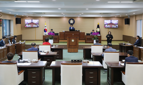 청양군의회 제293회 임시회 개회