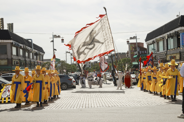 지난해 열린 충청병마절도사 퍼레이드 모습
