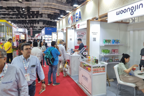 뭄바이 식품박람회(ANUFOOD India) 한국관 운영 현장