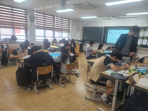 2학기 새수업프로젝터즈 수업공개 및 수업나눔 협의회 개최 모습