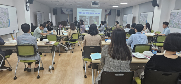 2023년 생물테러 대응 대규모 도상 모의훈련 진행 모습