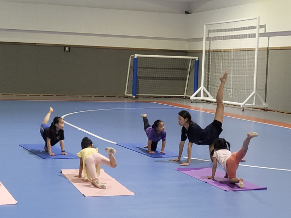 정부세종청사 체육관 국가대표 스포츠교실 리듬체조