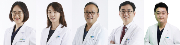 (왼쪽부터)순천향대 천안병원 조인영 김정은 박재홍 반명진 원용균 교수f