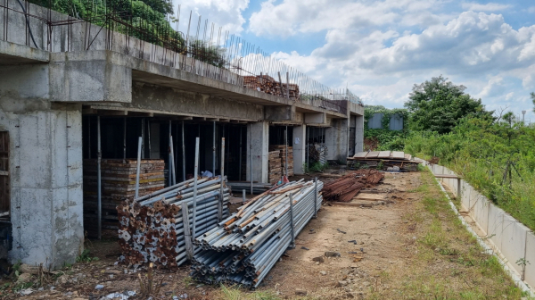 대회리 공사중단 건축물 모습(정비 후)