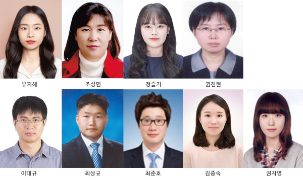 서산시 3분기 ‘5S5품왕’으로 선발된 9명의 주무관(윗줄 왼쪽부터 유지혜, 조성민, 정슬기, 권진현 주무관, 아랫줄 왼쪽부터 이대규, 최상규, 최준호, 김종숙, 권지영 주무관)