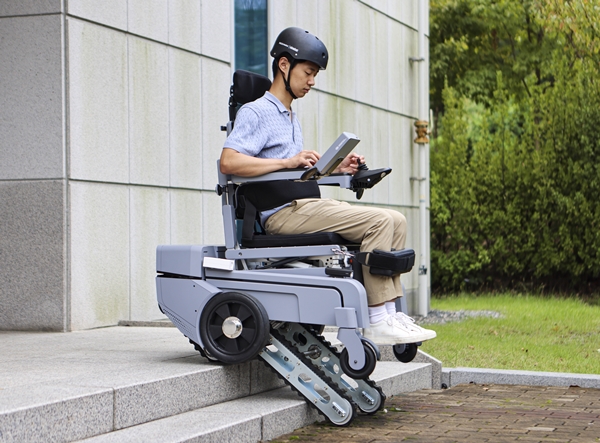 계단을 오르내리는 모습